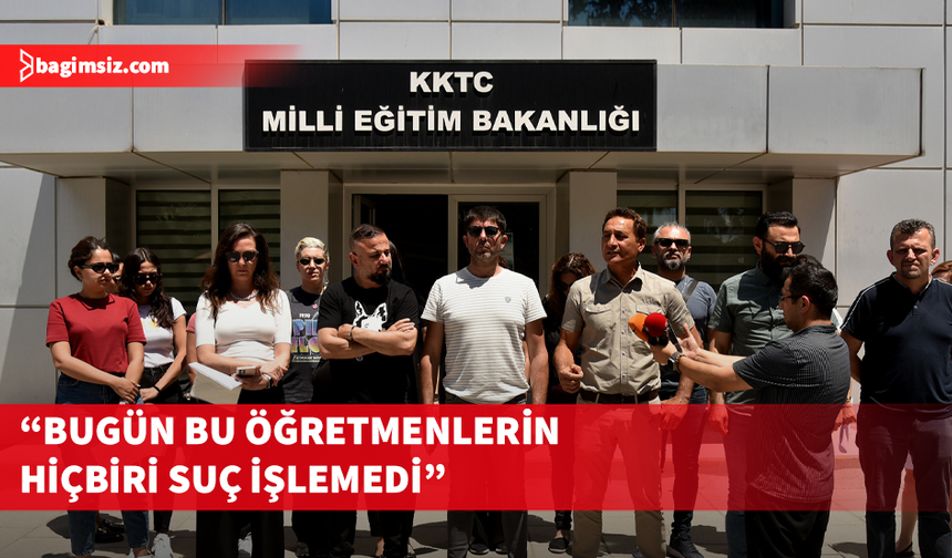 KTOEÖS, Bekirpaşa Lisesi'ndeki sınavlarla ilgili Bakanlık önünde açıklama yaptı...