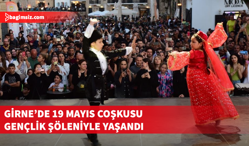19 Mayıs için Girne’de coşkulu Gençlik Şöleni gerçekleştirildi