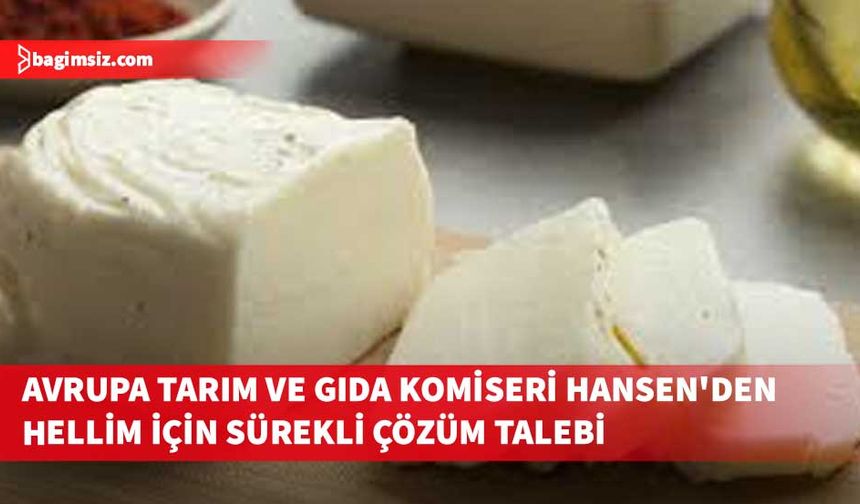 Hansen, Menşe İsmi Korumalı Hellim dosyası için sürekli bir çözüm bulunmasını talep etti