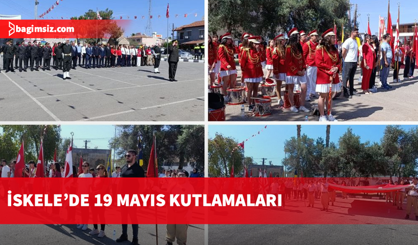 19 Mayıs, İskele ’de düzenlenen törenle kutlandı