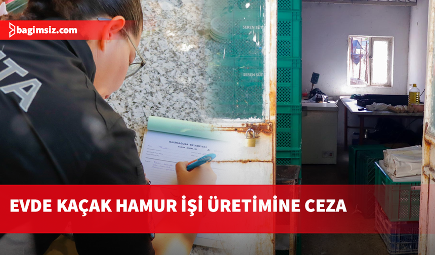 Gazimağusa Belediyesi kaçak gıda üretimi yapılan yeri mühürledi