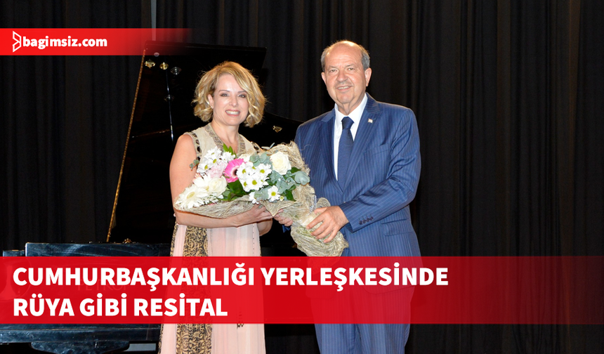 Rüya Taner Cumhurbaşkanlığı Yerleşkesinde resital verdi