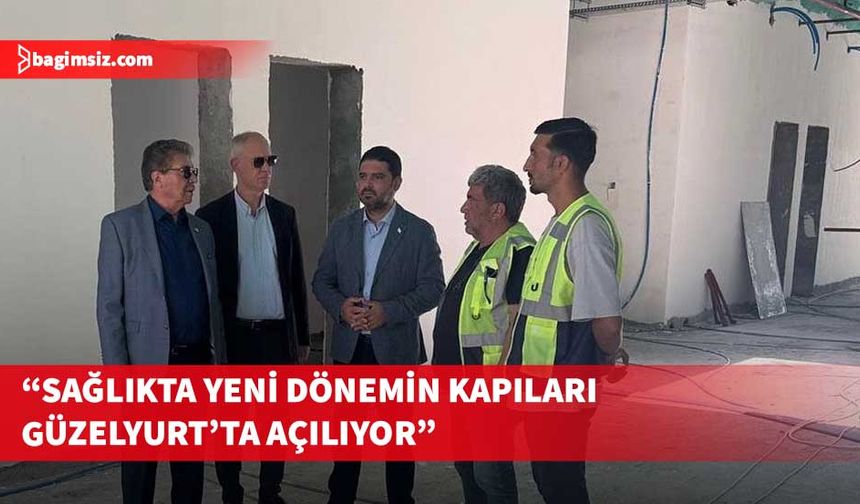 Başbakan Üstel Güzelyurt Devlet Hastanesi inşaatını inceledi