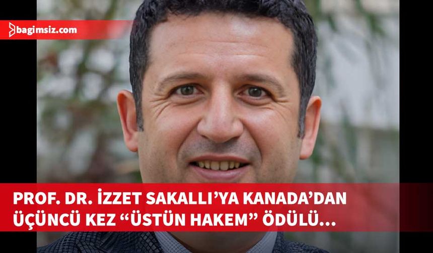 DAÜ Fizik ve Kimya Bölümleri Başkanı Prof. Dr. İzzet Sakallı’ya Kanada’dan üçüncü kez “Üstün Hakem” ödülü…