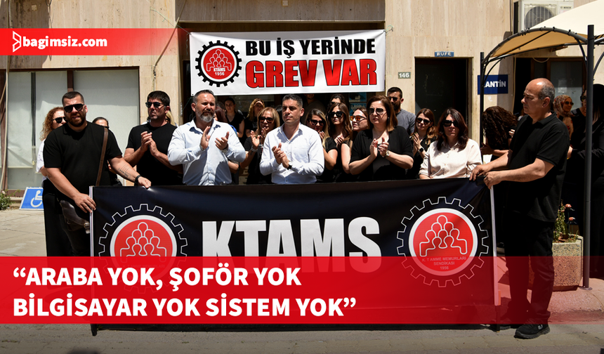 KTAMS, Sosyal Hizmetler Dairesi’nin tüm birimlerinde iki saatlik uyarı grevi yaptı…