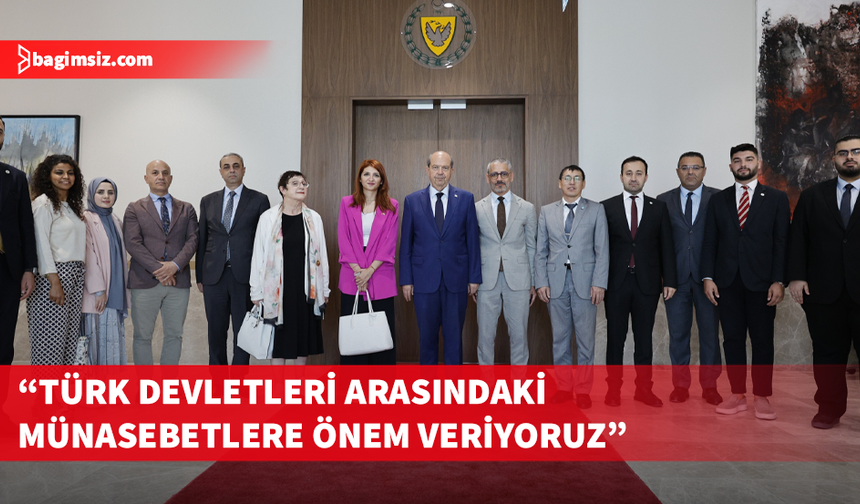 Cumhurbaşkanı Tatar, Türk Dünyası düşünce kuruluşlarını kabul etti