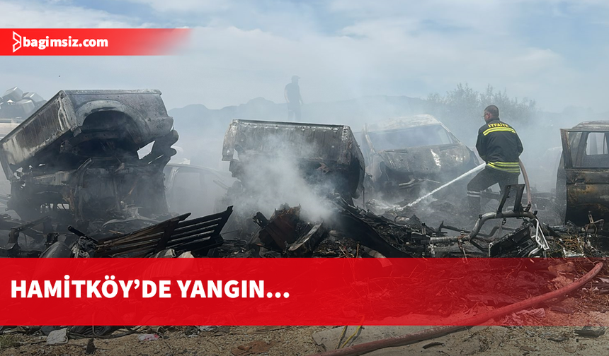 Hamitköy'de yangın çıktı, itfaiye ekiplerinin müdahalesi sürüyor