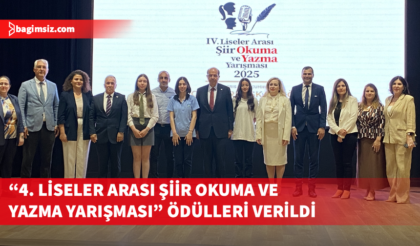 Cumhurbaşkanlığı “4. Liseler Arası Şiir Okuma ve Yazma Yarışması” ödülleri verildi