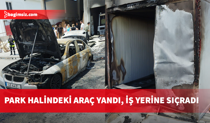Alayköy’de araç yangını...