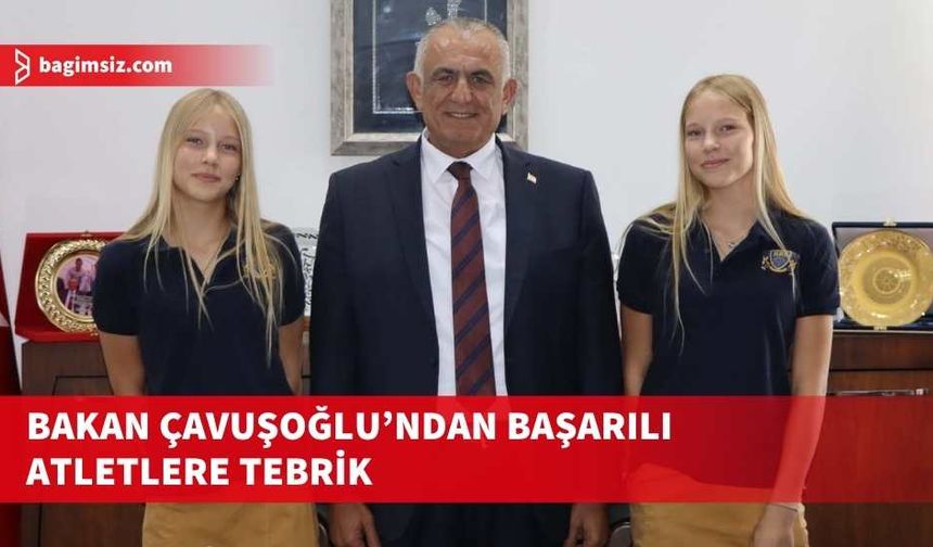 Bakan Çavuşoğlu, Türkiye’de dereceye giren NBC öğrencilerini kabul etti