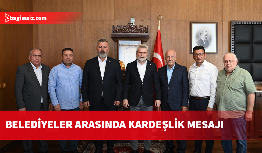 Beyarmudu Belediye Başkanı Bebek, Kahramanmaraş Büyükşehir Belediye Başkanı Görgel’i ziyaret etti