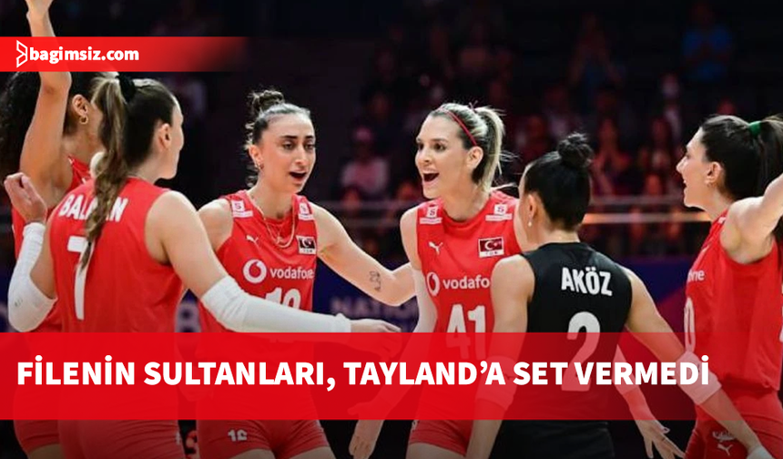 Türkiye Kadın Milli Voleybol Takımı, Tayland'ı devirdi ve ikide iki yaptı