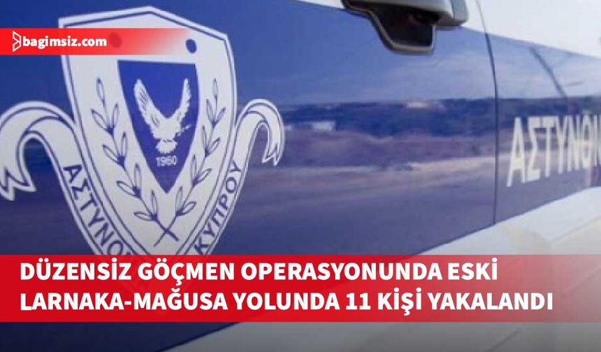 İngiliz üs polisi ile Rum polisinden ortak göçmen operasyonu