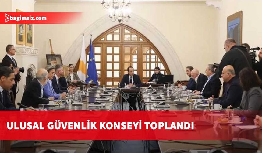Ulusal Güvenlik Konseyi toplandı....Hristodulidis: "Savaş operasyonlarına müdahil olmayacağız"