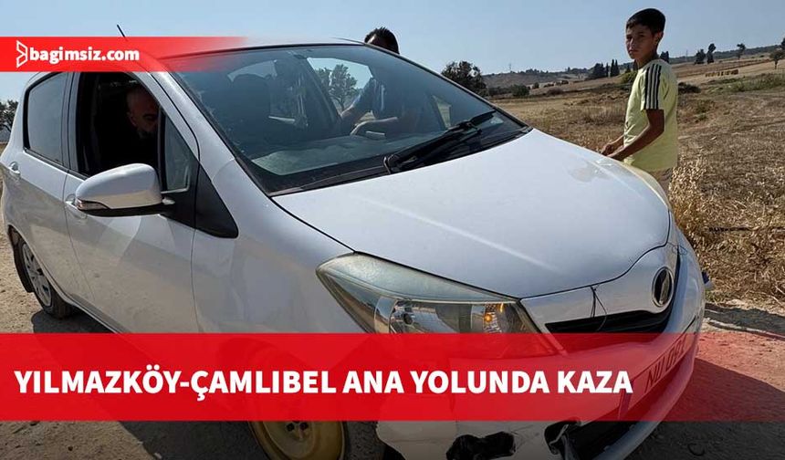 Yılmazköy-Çamlıbel ana yolunda kaza...1 yaralı