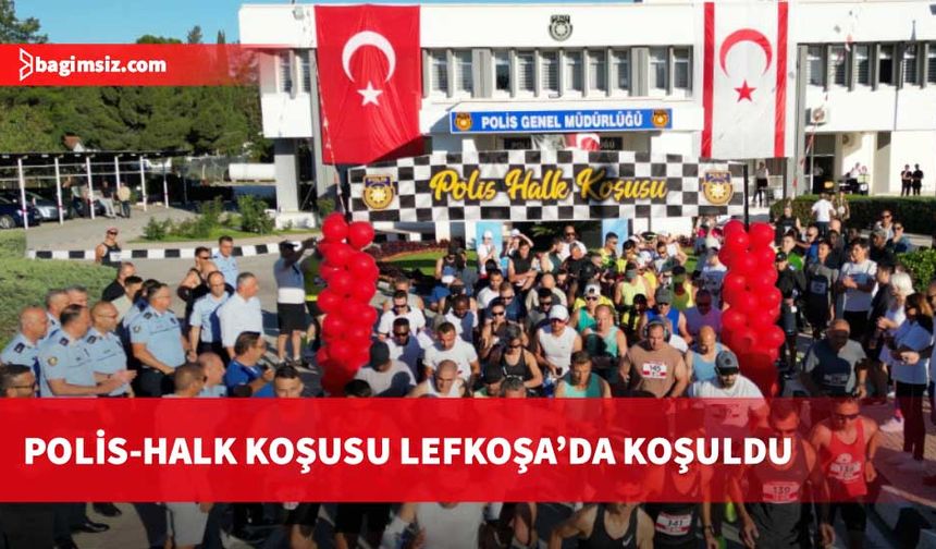 Polis Örgütü’nün 61’inci kuruluş yıl dönümü kutlama etkinlikleri kapsamında Polis-Halk Koşusu koşuldu