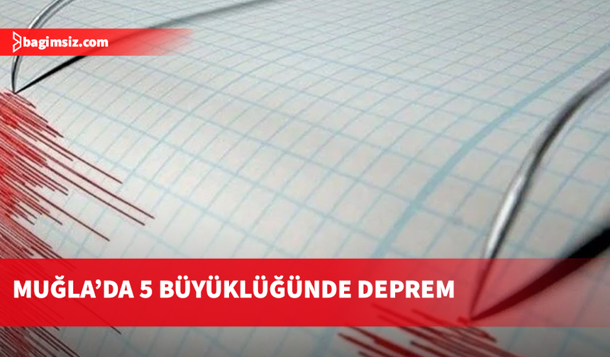 Ege Denizi açıklarında 5 büyüklüğünde deprem