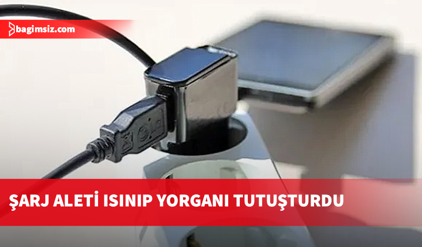 Lapta’da şarj aleti yangına neden oldu