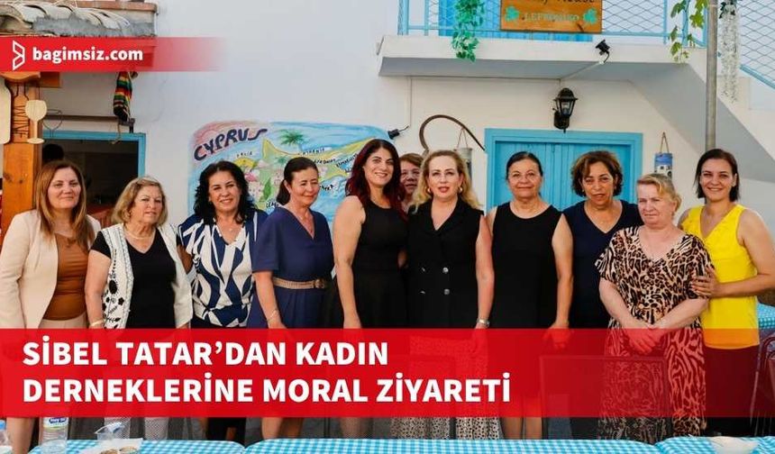 Sibel Tatar, Kuzey Kıbrıs Kadın Örgütleri Ağı'na bağlı dernekleri ziyaret etmeyi sürdürüyor