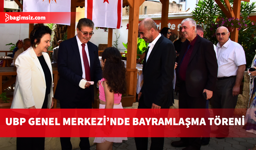 Başbakan Üstel, UBP Genel Merkezi’nde partililerle bayramlaştı
