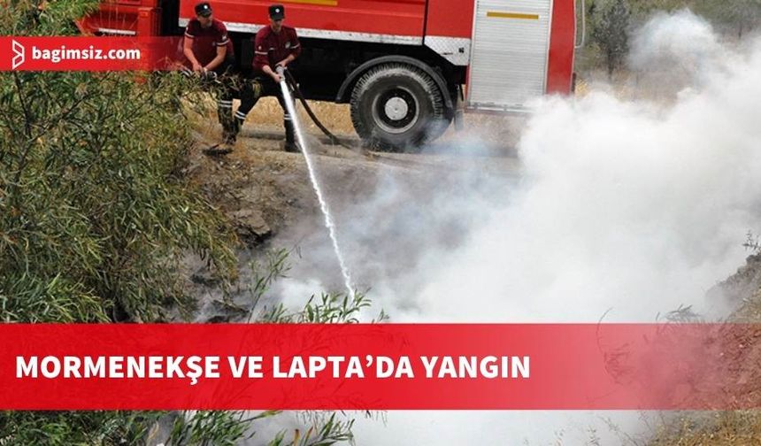 İki Ayrı Noktada Yangın