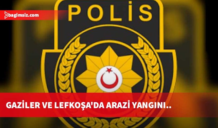 Lefkoşa’da yangın