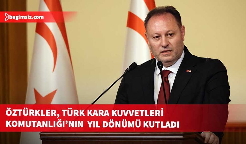 Meclis Başkanı Ziya Öztürkler, Türk Kara Kuvvetleri Komutanlığı’nın 2234’üncü yıl dönümü kutladı
