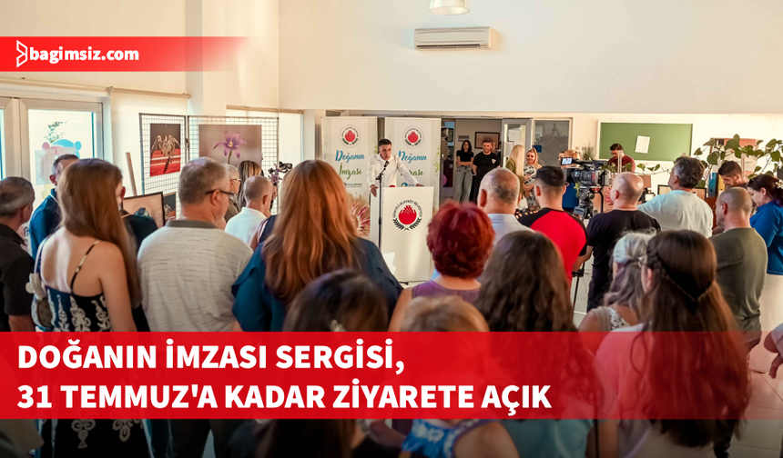 “Doğanın İmzası Sergisi", Gönyeli Sosyal Aktivite Merkezi’nde açıldı
