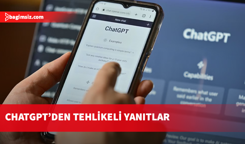 ChatGPT, çocuklara tehlikeli yönlendirmelerde bulunuyor