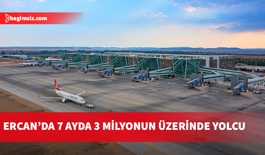 Ercan’da uçak trafiğinde yüzde 23 artış