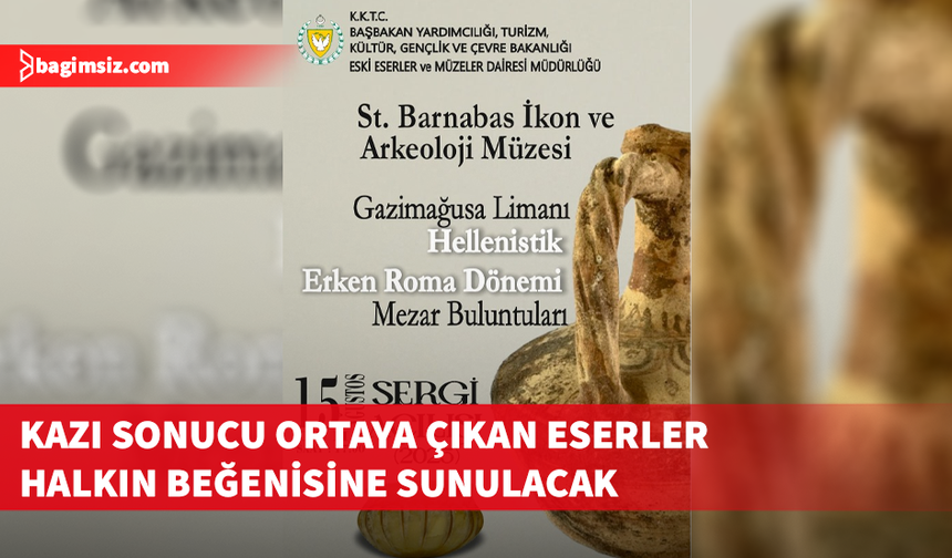 Helenistik - Erken Roma dönemi Kaya Oyma Antik Mezar Sergisi açılıyor...