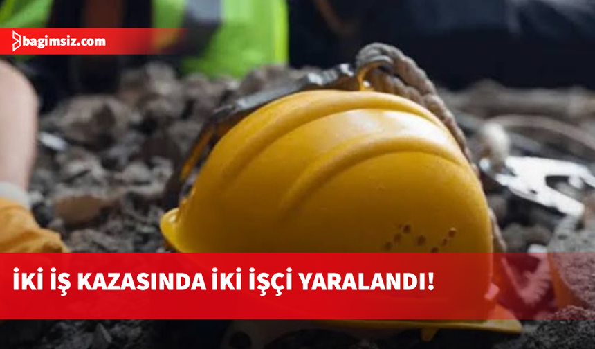 Girne ve Ozanköy'de iş kazası...