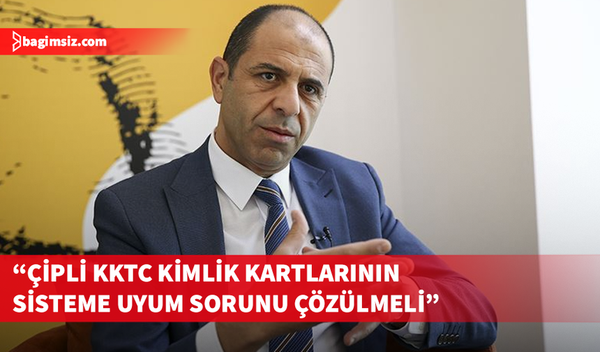 Özersay: KKTC kimlik kartlarıyla geçişte süre sorunu sistemden kaynaklanıyor