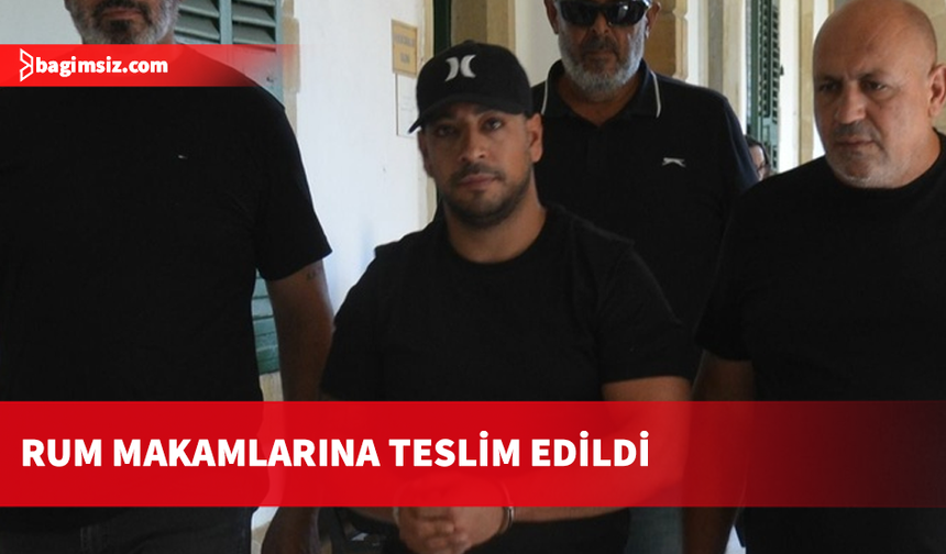 Kırmızı bültenle aranan zanlı Rum makamlarına teslim edildi