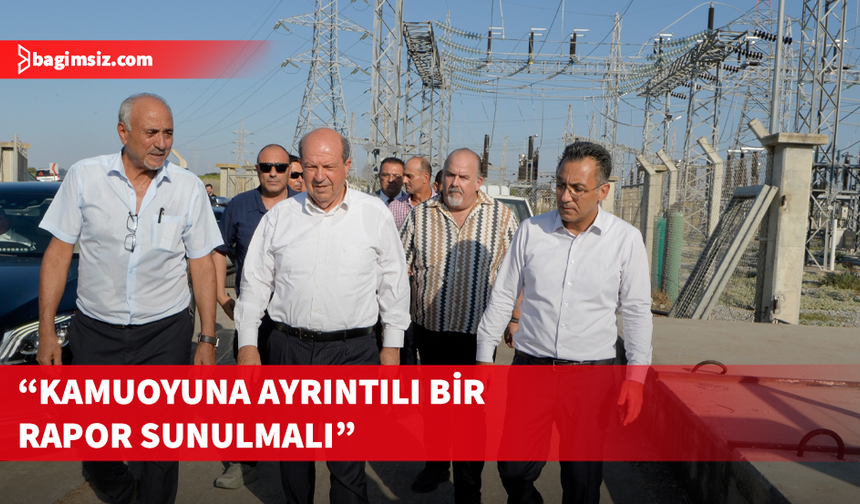 Tatar, Güneşköy Trafo Merkezi'nde devam eden çalışmaları inceledi