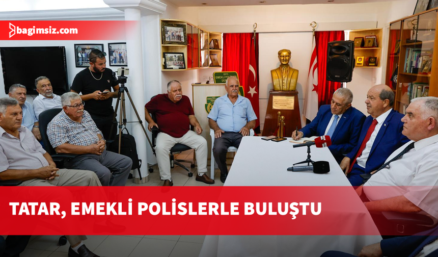 Tatar, KKTC Emekli Polisler Derneği’ni ziyaret etti