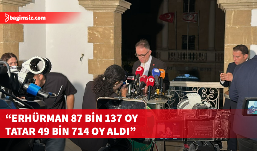 Özerdağ: Sandıkların tamamı açıldı, seçime katılım yüzde 64,87...