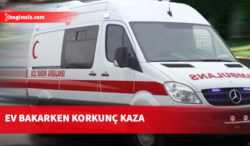 Satın alacağı apartman dairesini incelerken yüksekten düşen kişi yaralandı