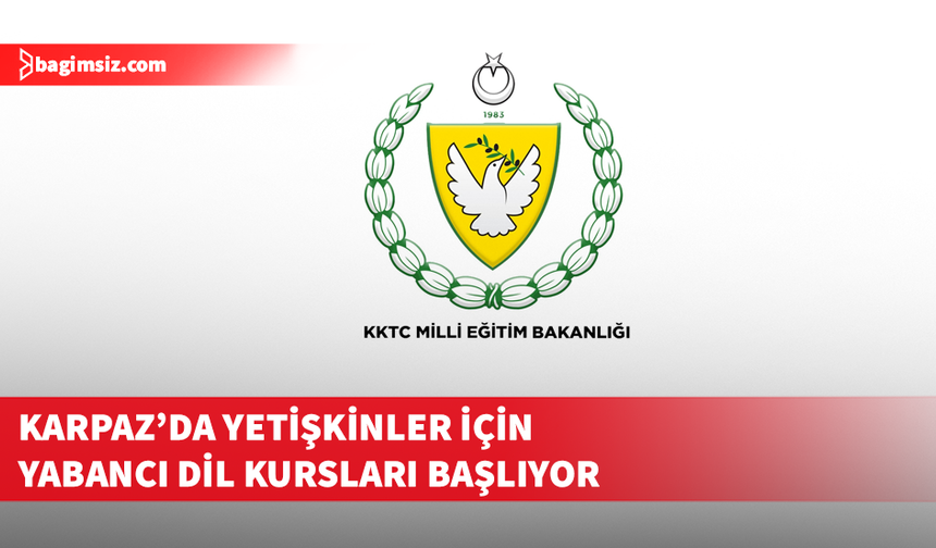 Karpaz'da yetişkinlere yönelik yabancı dil kursları