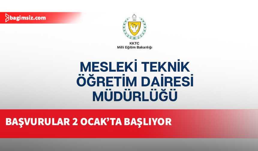 Öğretici Ustalık Kursu için başvurular 2 Ocak’ta başlayacak
