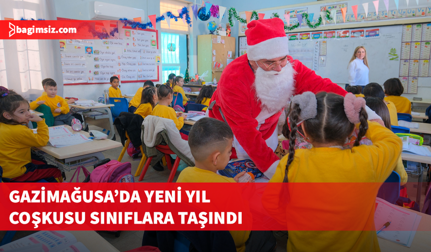 Gazimağusa Belediyesi 3 bin 855 çocuğa yeni yıl hediyesi verdi