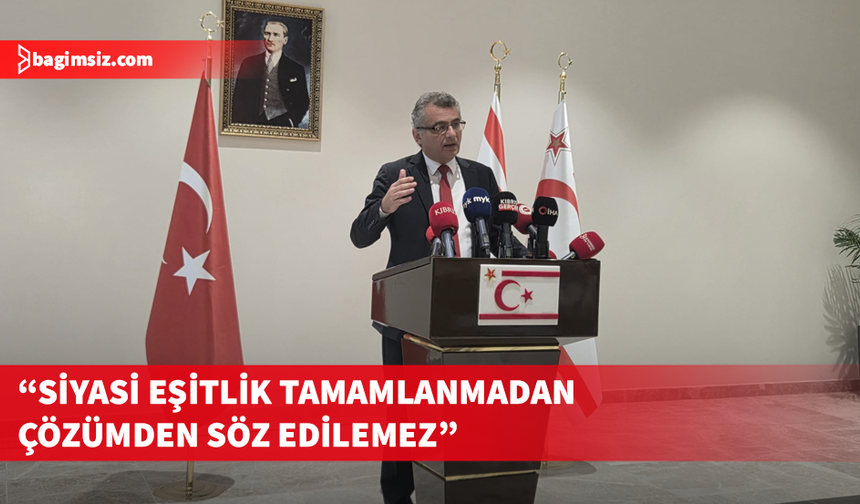 Erhürman: 55 gündür yürütülen temasların merkezinde siyasi eşitlik var