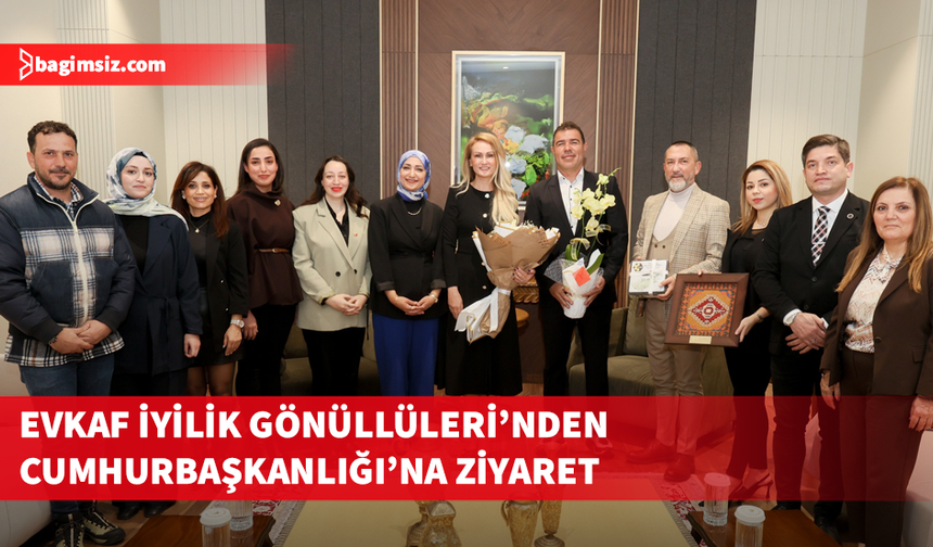 Nilden Erhürman, EVKAF İyilik Gönüllüleri ekibiyle görüştü