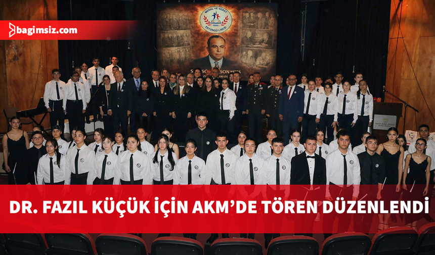 Özgürlük Mücadelesi Lideri Dr. Fazıl Küçük için AKM’de anma programı düzenlendi