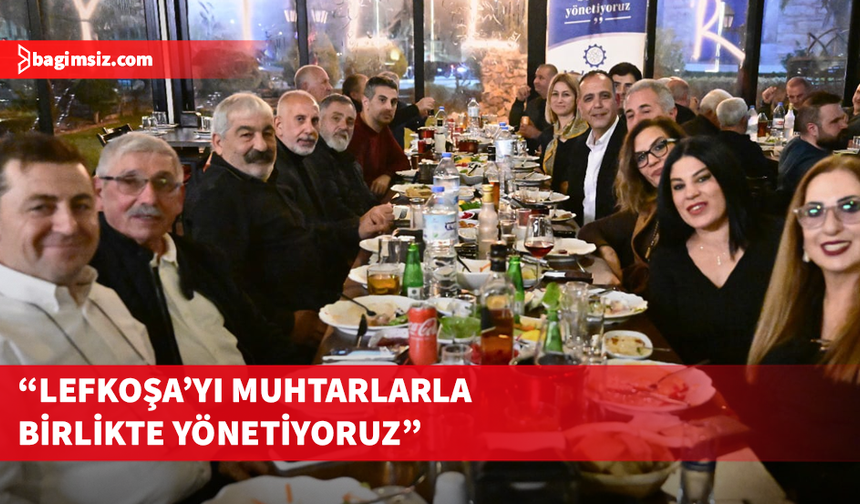 Harmancı, bölge muhtarları ve belediye meclis üyeleriyle bir araya geldi