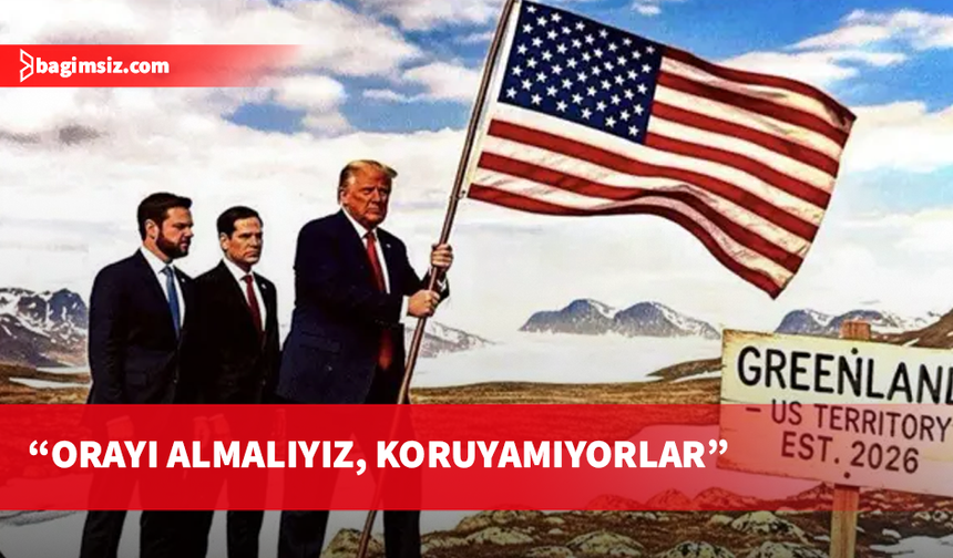 Trump, Grönland'a ABD bayrağı diktiği bir görsel paylaştı