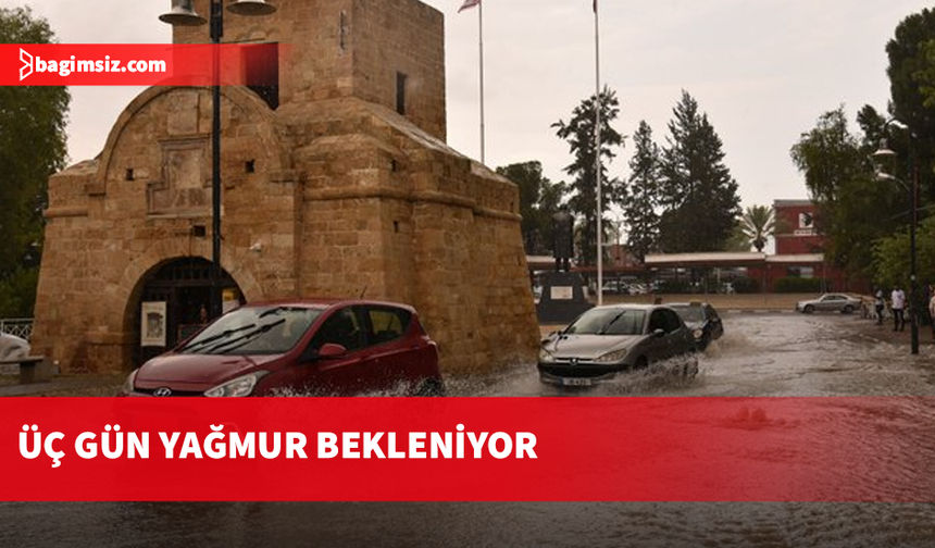Yarından itibaren üç gün yağmur bekleniyor