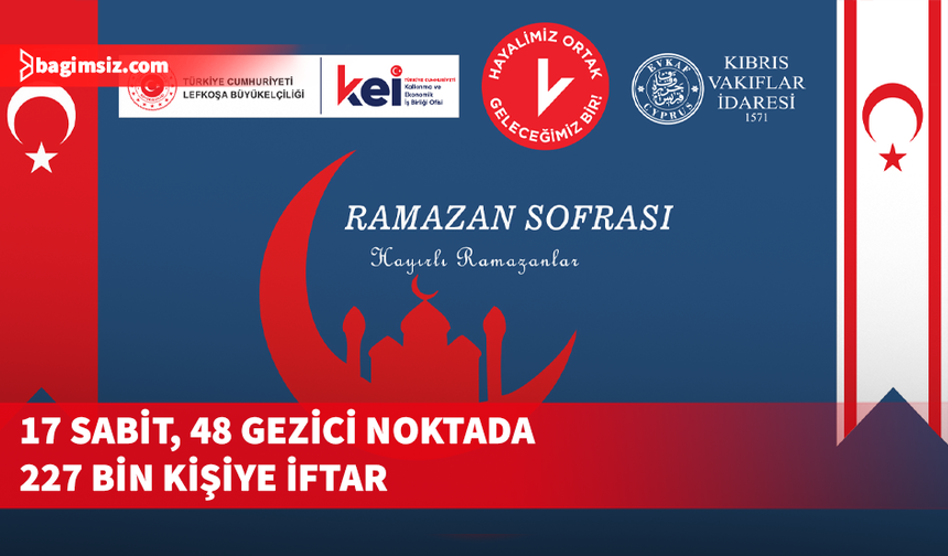 Sabit ve gezici noktalarda ramazan sofrası kuruluyor