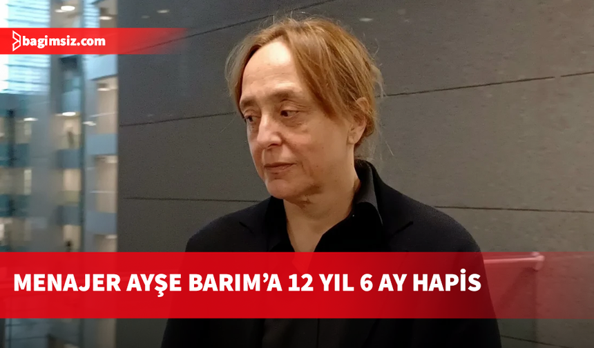 "Gezi Parkı" soruşturmasında menajer Ayşe Barım'a 12 yıl 6 ay hapis cezası verildi