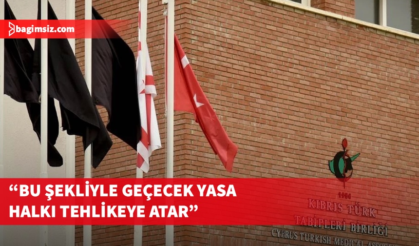 Tabipler Birliği, binasına siyah bayrak çekti